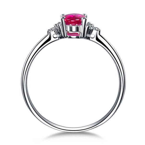 Pink stone ring 2