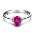 Bague pierre rose