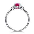 Bague pierre rose